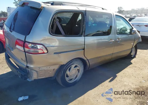 2002 Toyota Sienna Le z USA, uszkodzony, nr VIN 4T3ZF13C32U435563